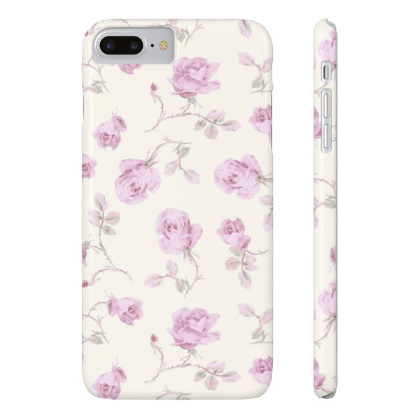 Lavender Rose Slim iPhone Case