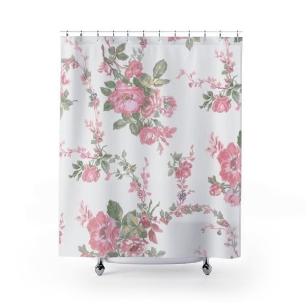 Blushing Rose Shower Curtain