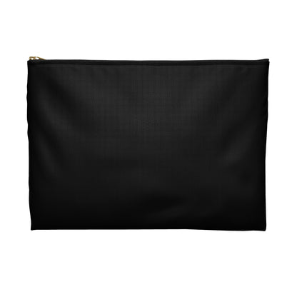 Face Card Never Declines Black Accessory Pouch