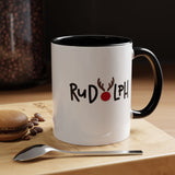 Rudolf Reindeer Accent Coffee Mug (11, 15oz)