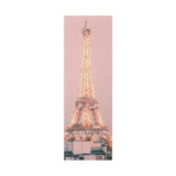 Sunset Paris Eiffel Tower Matte Canvas, Stretched