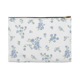 Blue Petals Accessory Pouch