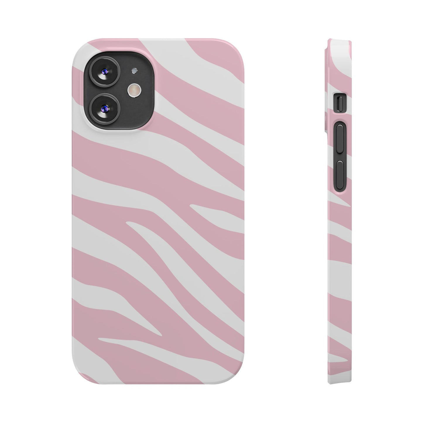 Pink Zebra Slim iPhone Case