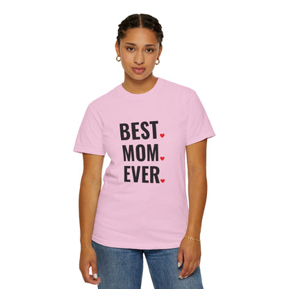 Best Mom Ever Hearts Oversized T-shirt