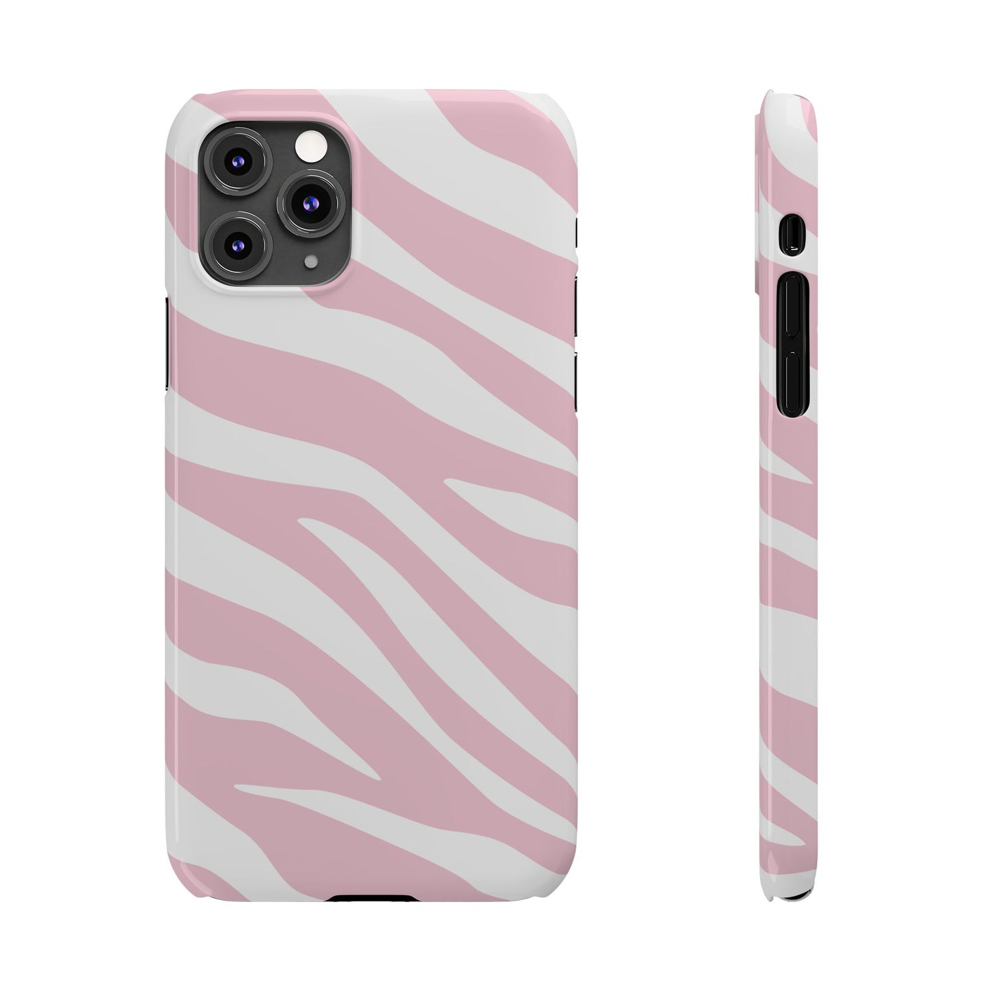 Pink Zebra Slim iPhone Case