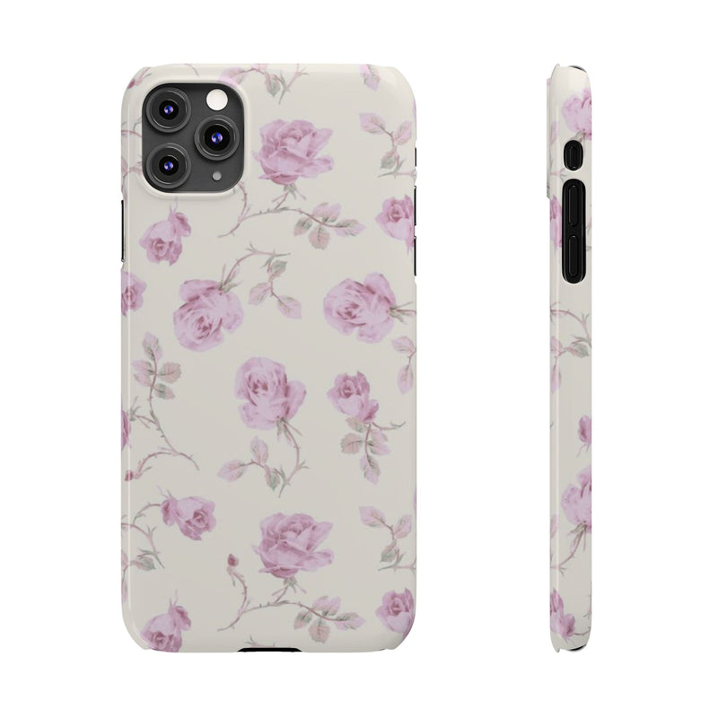 Lavender Rose Slim iPhone Case