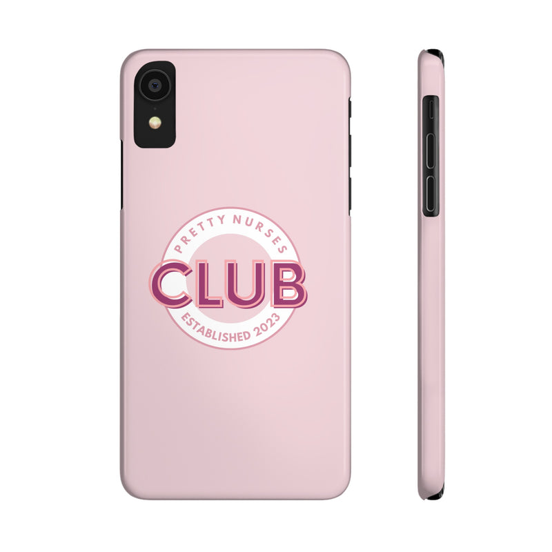 Pretty Nurse Club Est Slim iPhone Case