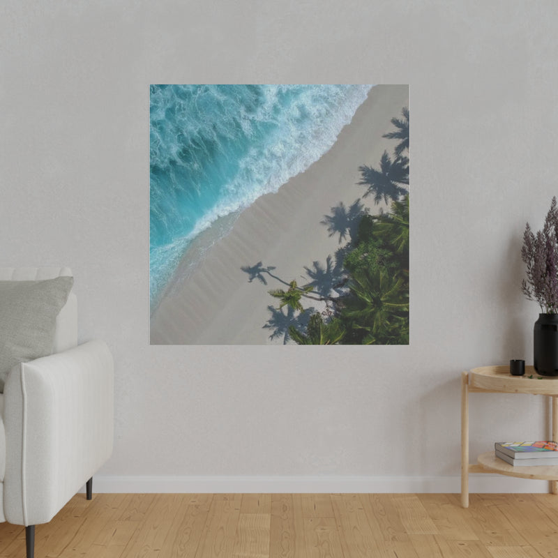 Paradise Cove Matte Canvas, Stretched