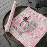 Pink Christmas Noel Wrapping Papers