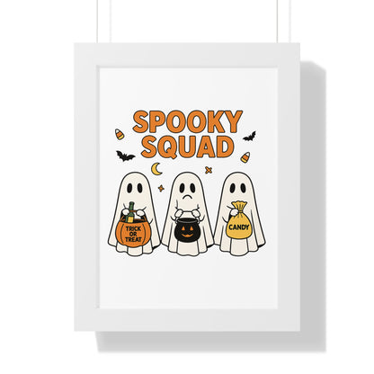 Spooky Squad Trick or Treat Framed Poster (Black or White Frame)