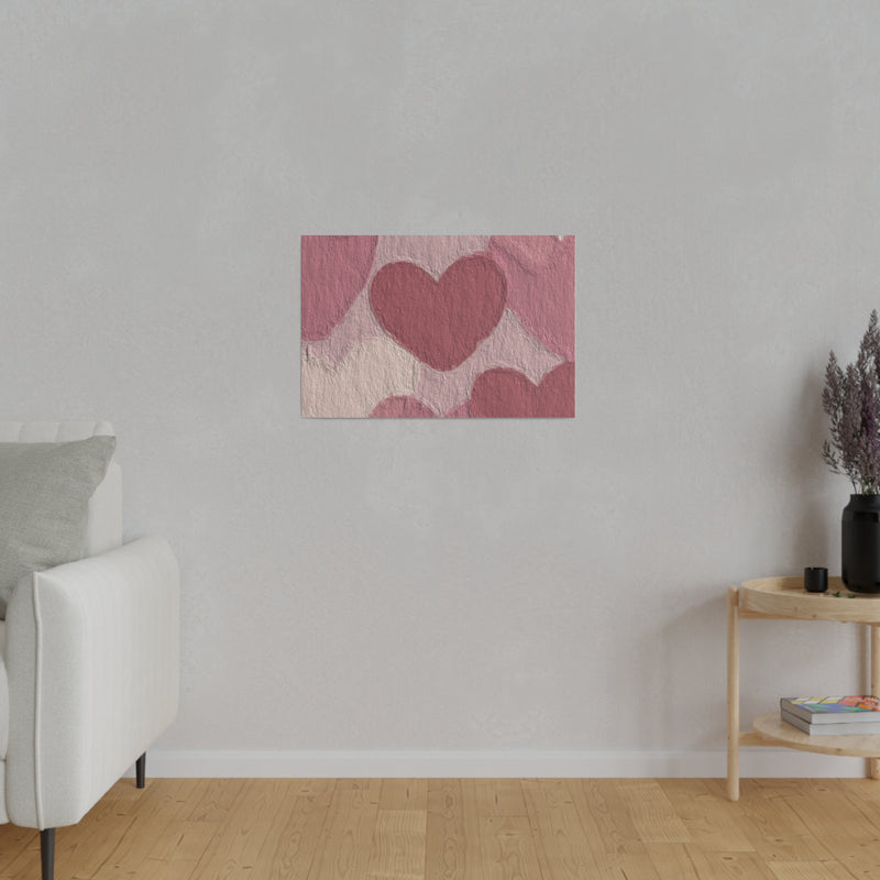 Love in the Air Matte Canvas, Stretched