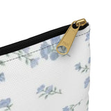 Blue Petals Accessory Pouch