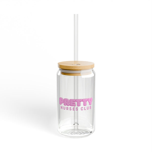 Pretty Nurse Club Sipper Glass