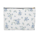 Blue Petals Accessory Pouch