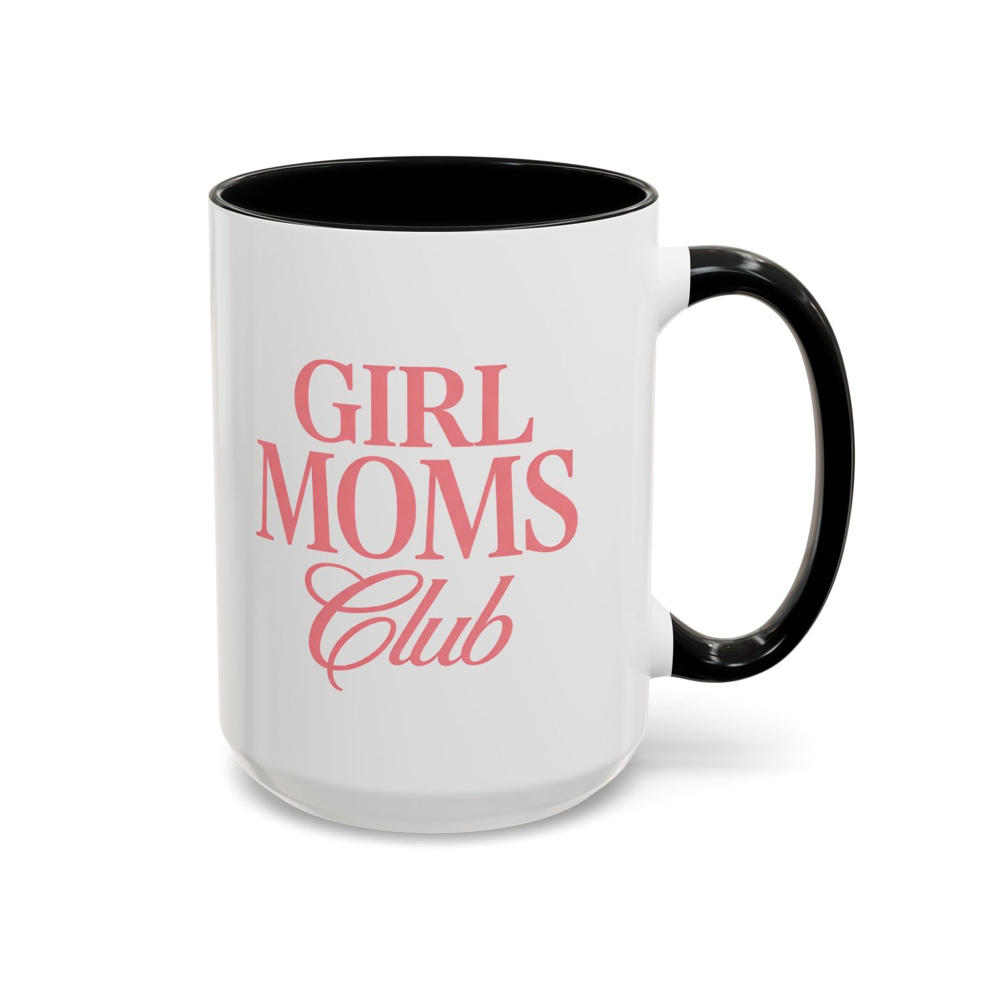 Girl Moms Club Accent Coffee Mug — 11/15oz