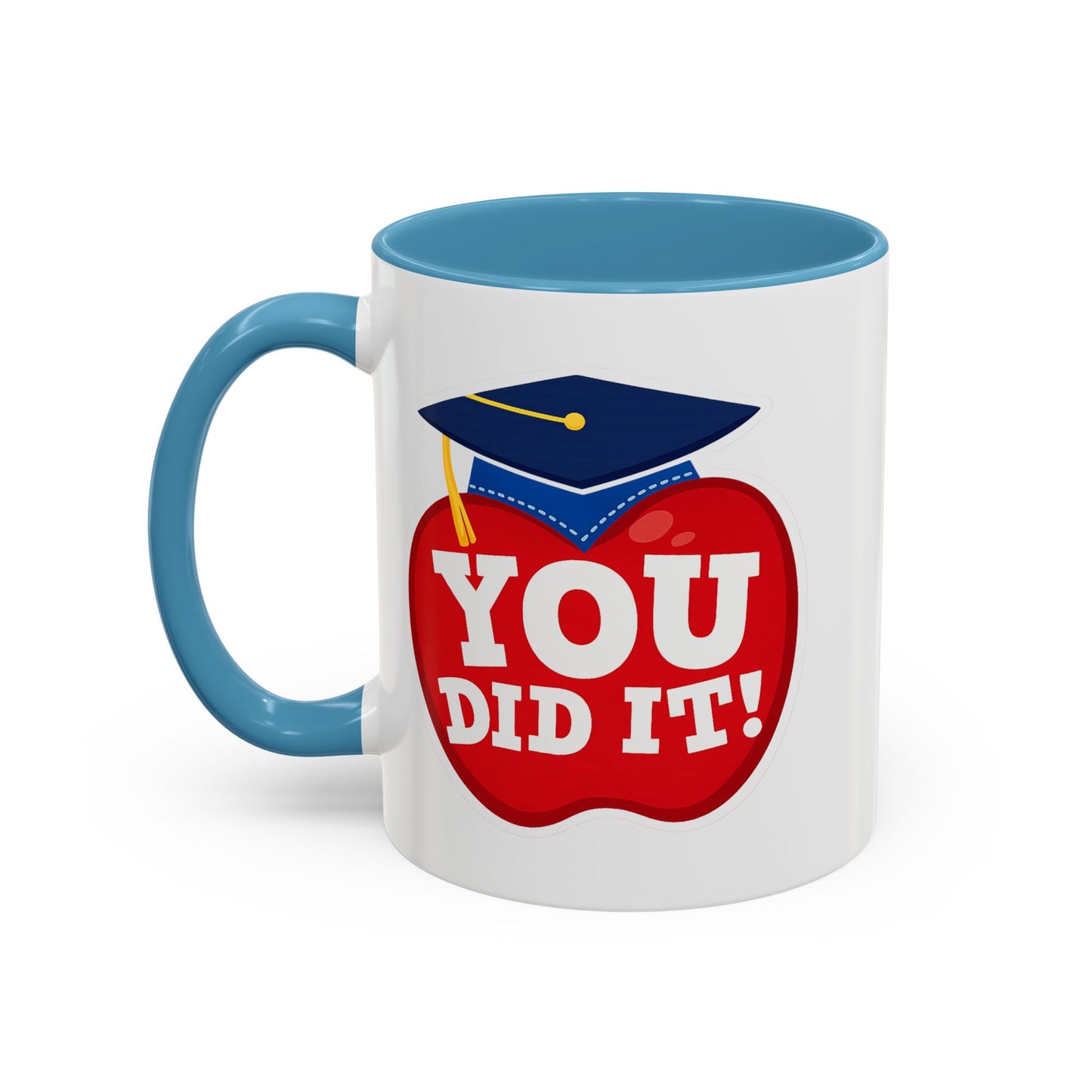 You Did It! Graduation Apple Accent Coffee Mug (11/15oz)