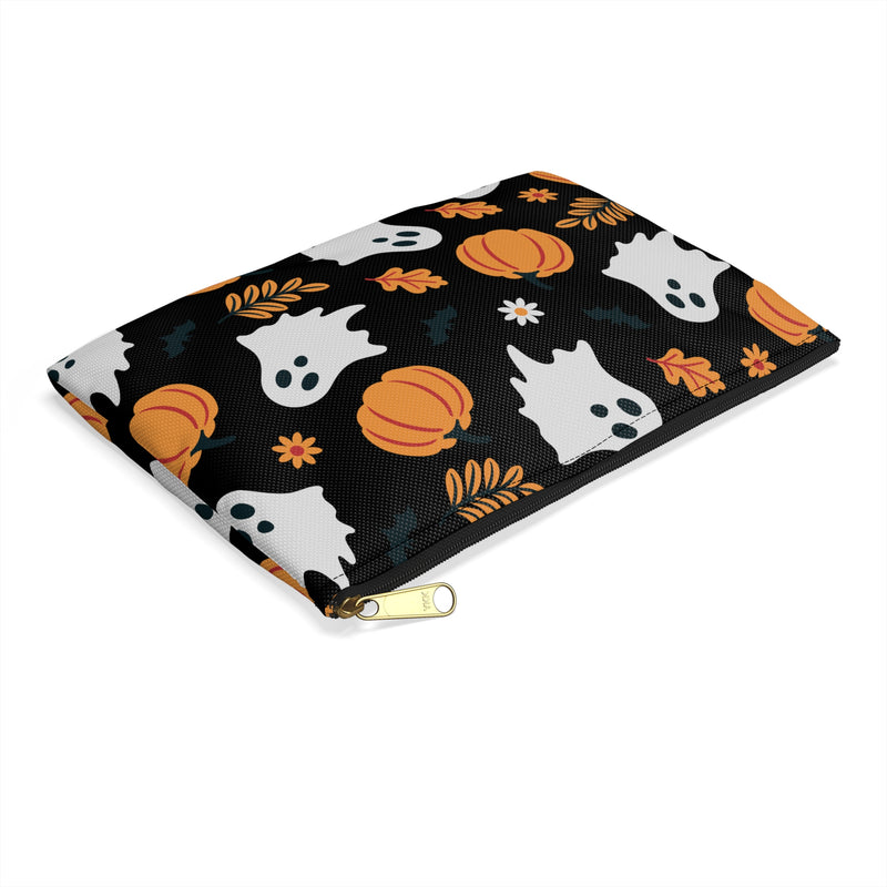 Boo Pumpkins Black Accessory Pouch