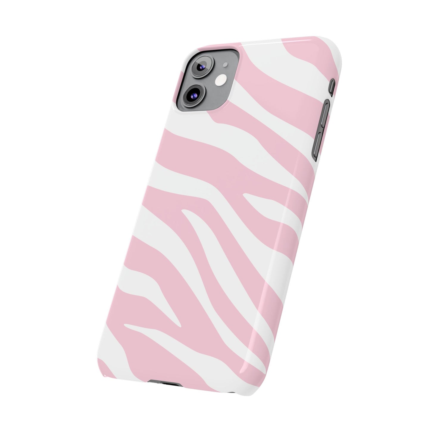Pink Zebra Slim iPhone Case