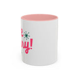 Be Merry Accent Coffee Mug (11, 15oz)