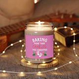 Baking More Than Cookies Pink Scented Candles, 9oz