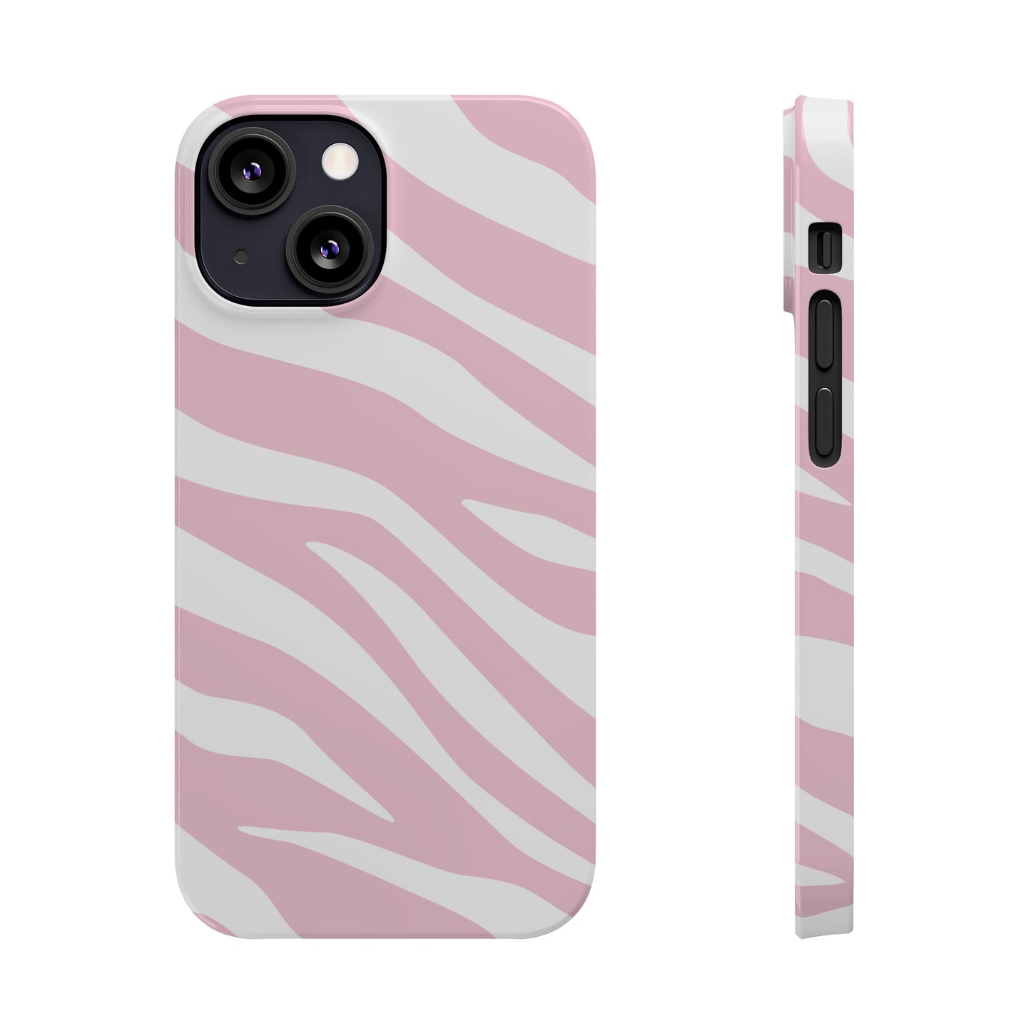 Pink Zebra Slim iPhone Case