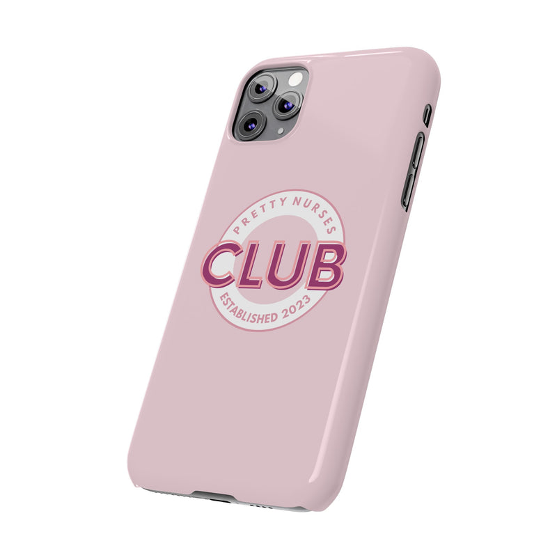 Pretty Nurse Club Est Slim iPhone Case