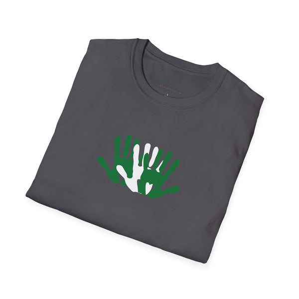 Nigerian Flag Hands Softstyle T-Shirt