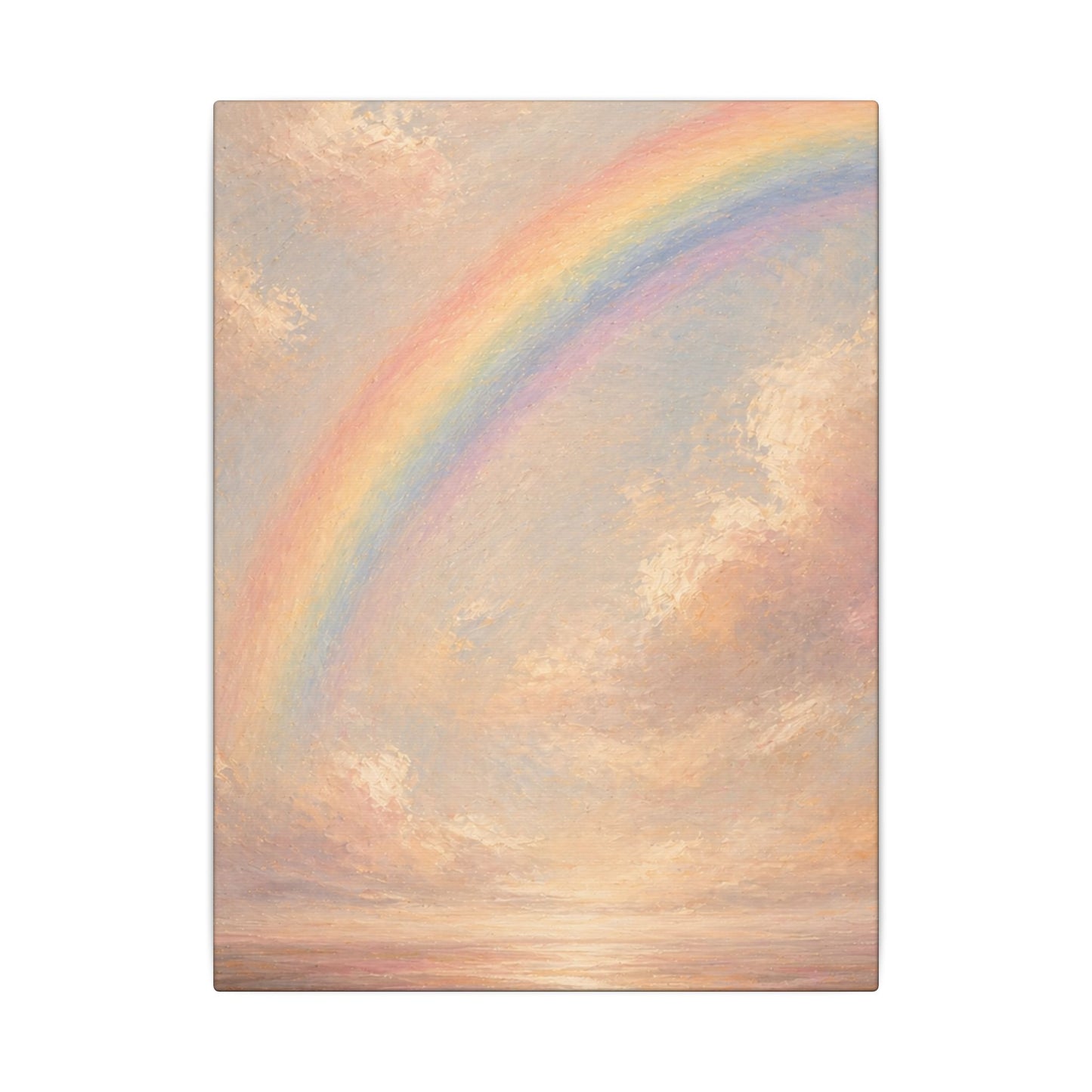 Rainbow Horizon Canvas Print — Matte Stretched Canvas