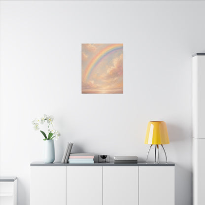 Rainbow Horizon Canvas Print — Matte Stretched Canvas