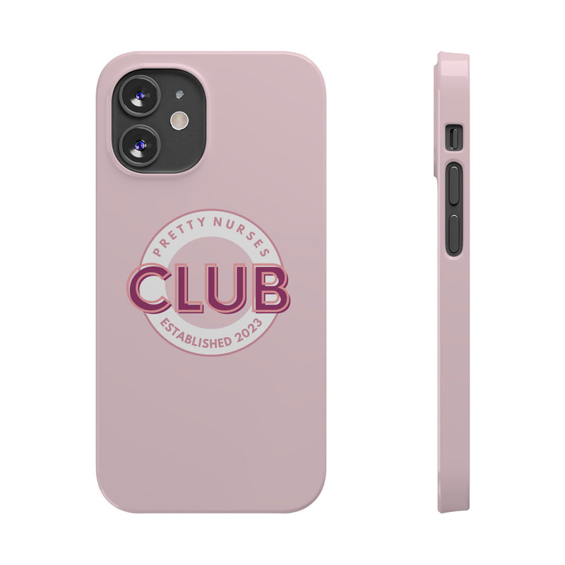 Pretty Nurse Club Est Slim iPhone Case