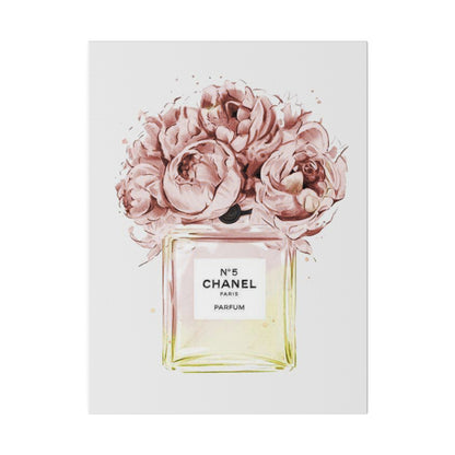 Luxury Fragrance Bouquet Matte Canvas, Stretched