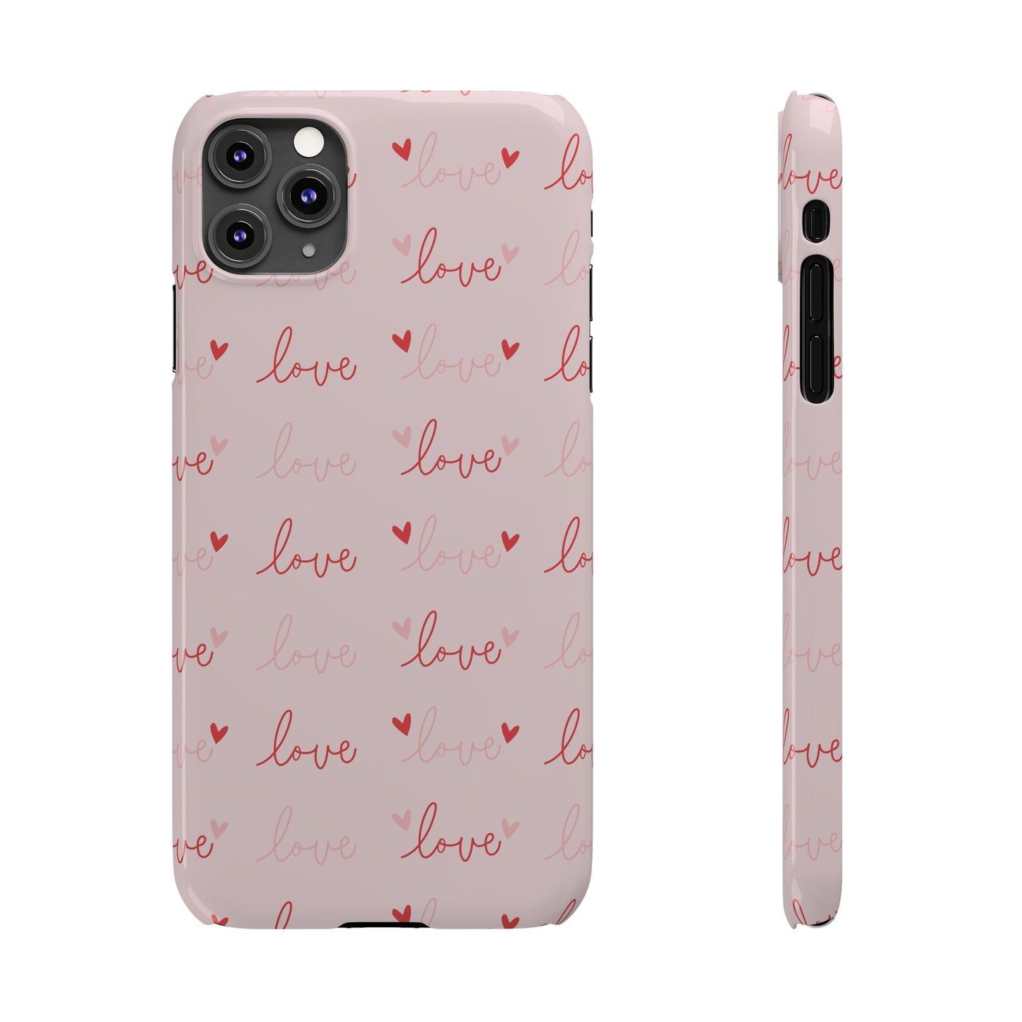 Love Silk Slim iPhone Case