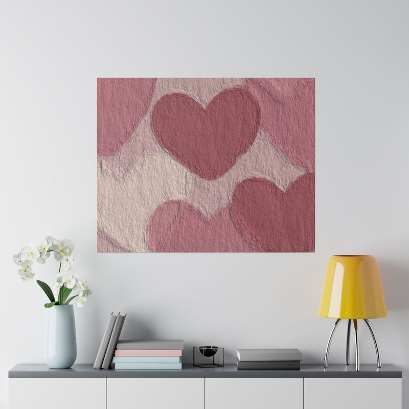 Love in the Air Matte Canvas, Stretched