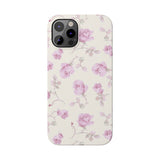 Lavender Rose Slim iPhone Case