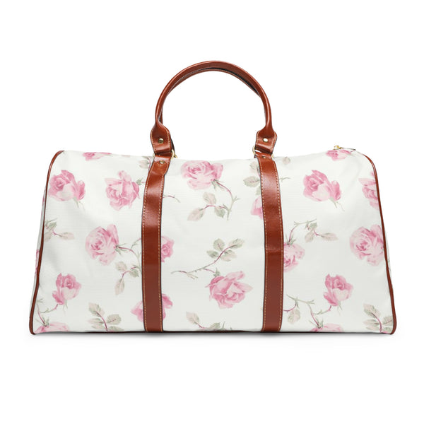 Blushing Rose Waterproof Travel Bag