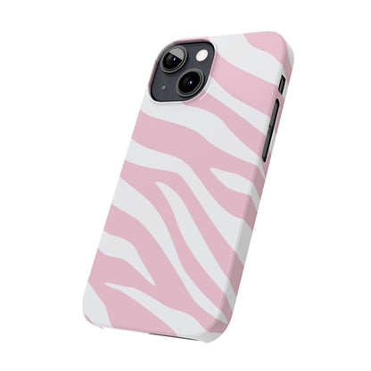 Pink Zebra Slim iPhone Case