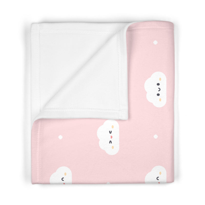 Pink Cloud Soft Fleece Baby Blanket