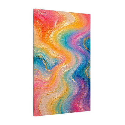 Rainbow Wave — Matte Canvas Wall Art