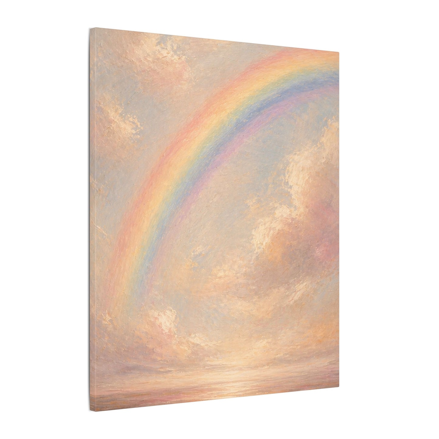 Rainbow Horizon Canvas Print — Matte Stretched Canvas