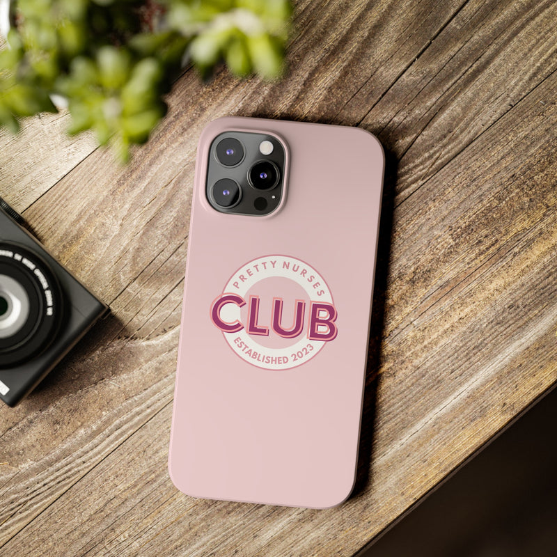 Pretty Nurse Club Est Slim iPhone Case