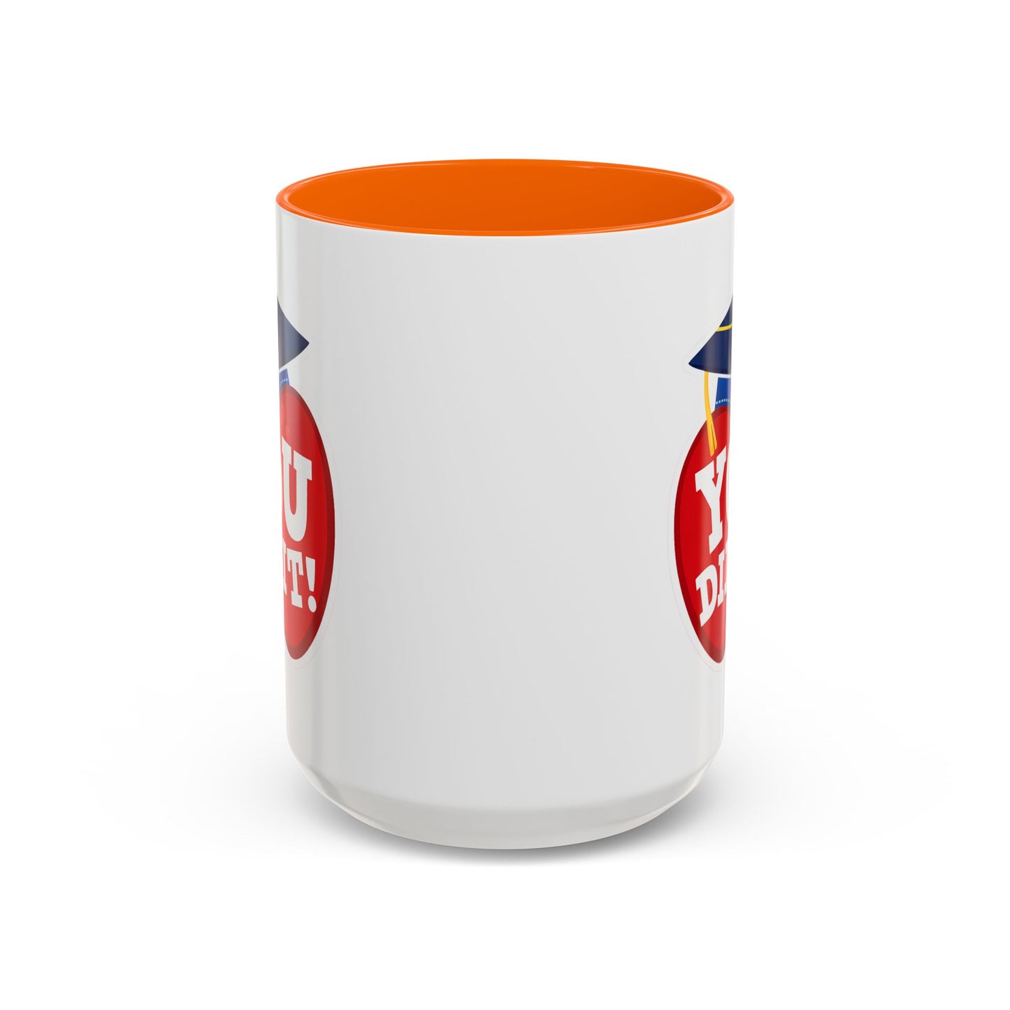 You Did It! Graduation Apple Accent Coffee Mug (11/15oz)