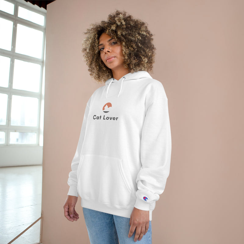 Cat Lover Champion Hoodie