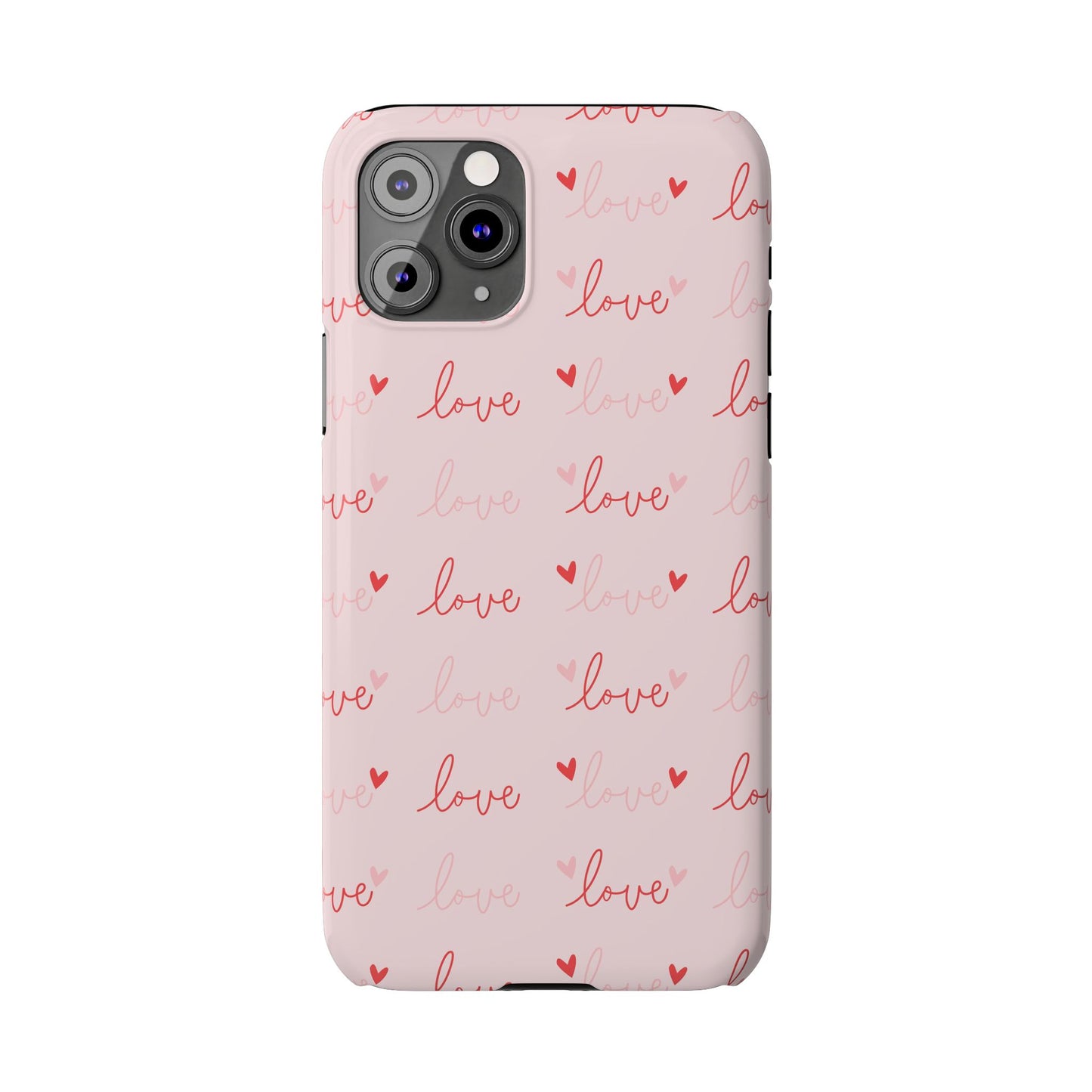 Love Silk Slim iPhone Case