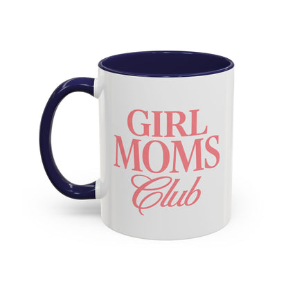 Girl Moms Club Accent Coffee Mug — 11/15oz