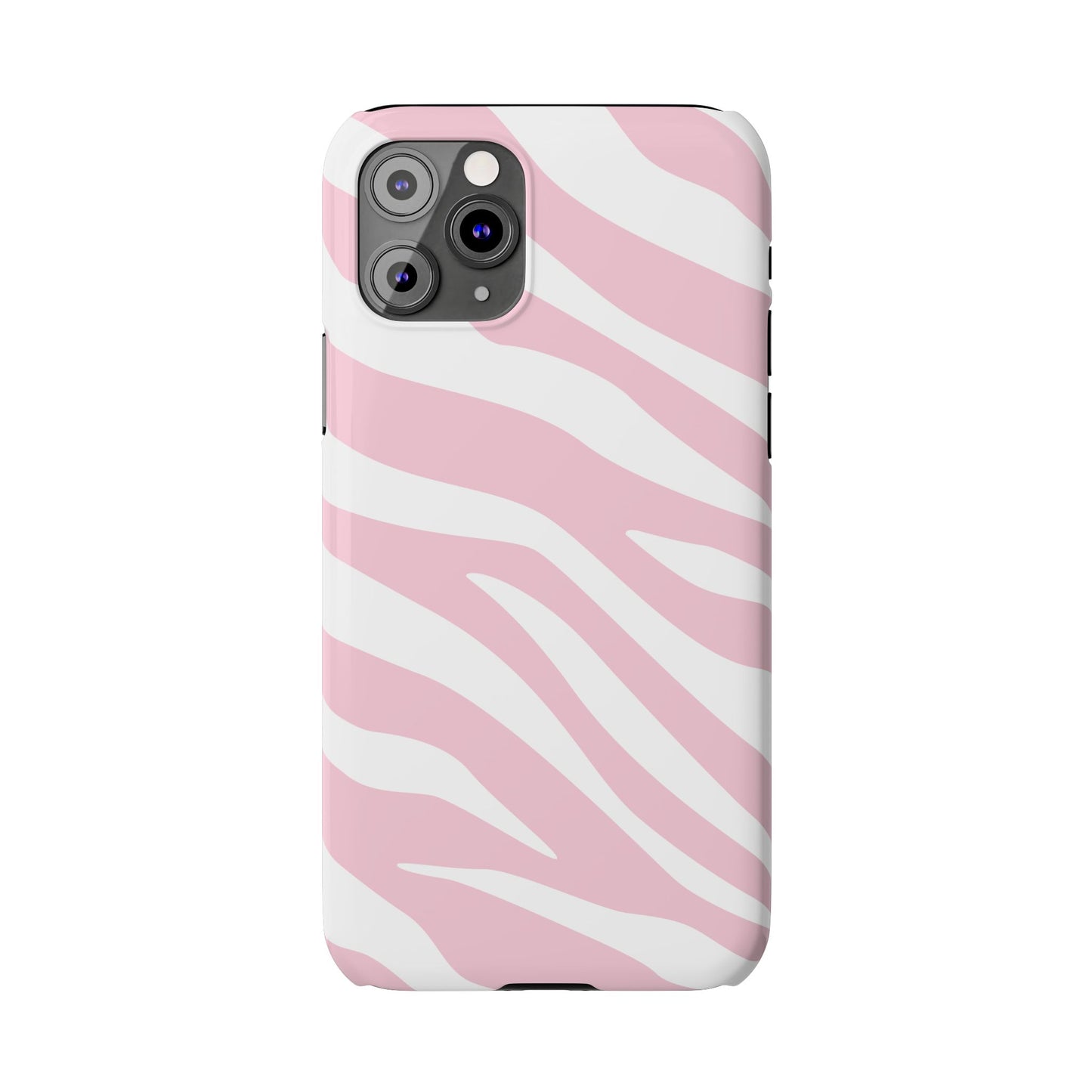 Pink Zebra Slim iPhone Case