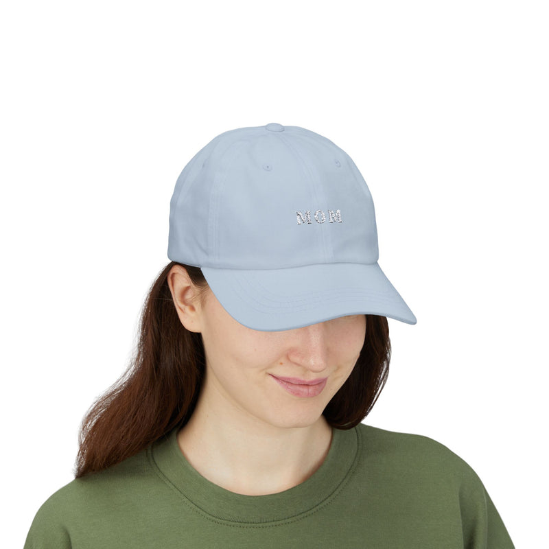 Embroidered Mom Classic Dad Cap