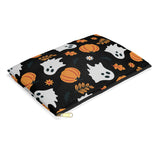 Boo Pumpkins Black Accessory Pouch