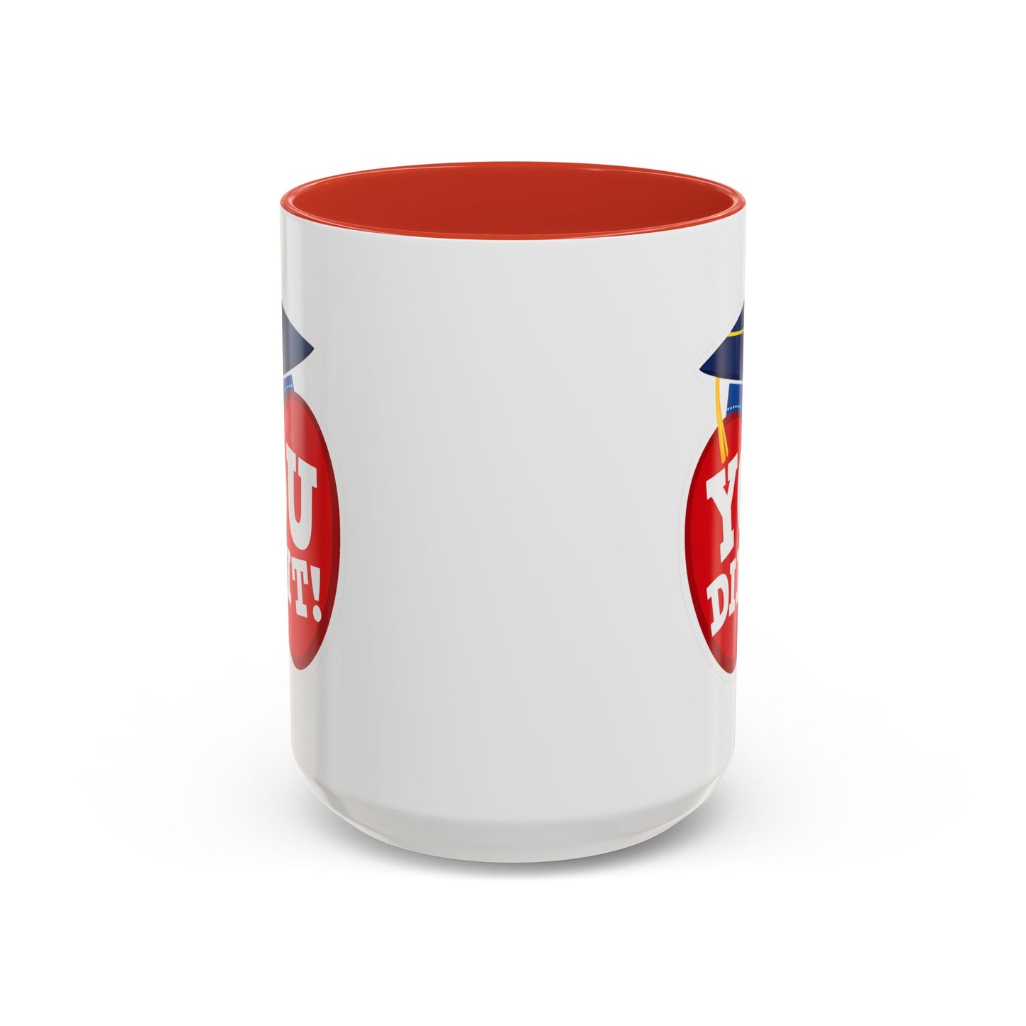 You Did It! Graduation Apple Accent Coffee Mug (11/15oz)