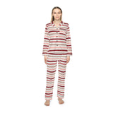 Love Stripes Satin Pajama Set