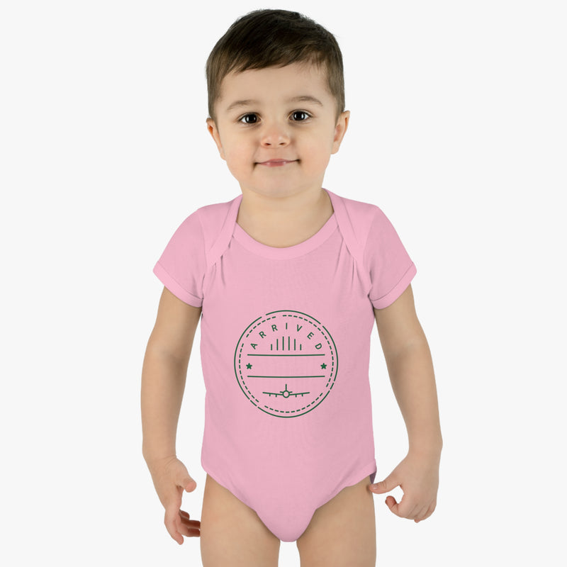 Arrived Stamp Baby Bodysuit